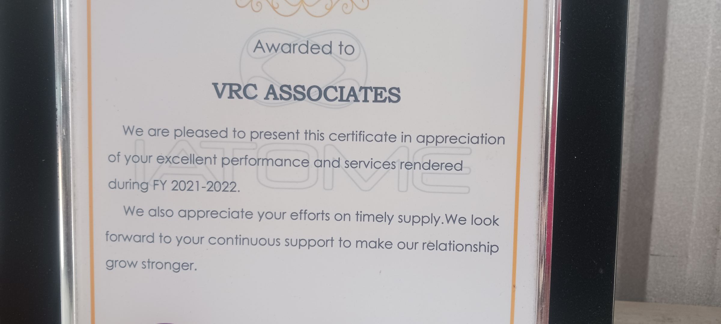 VRC ASSOCIATES