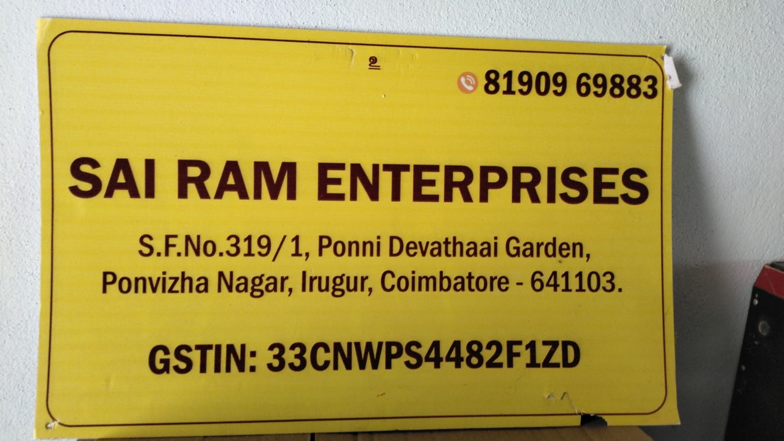 Sai Ram Enterprises