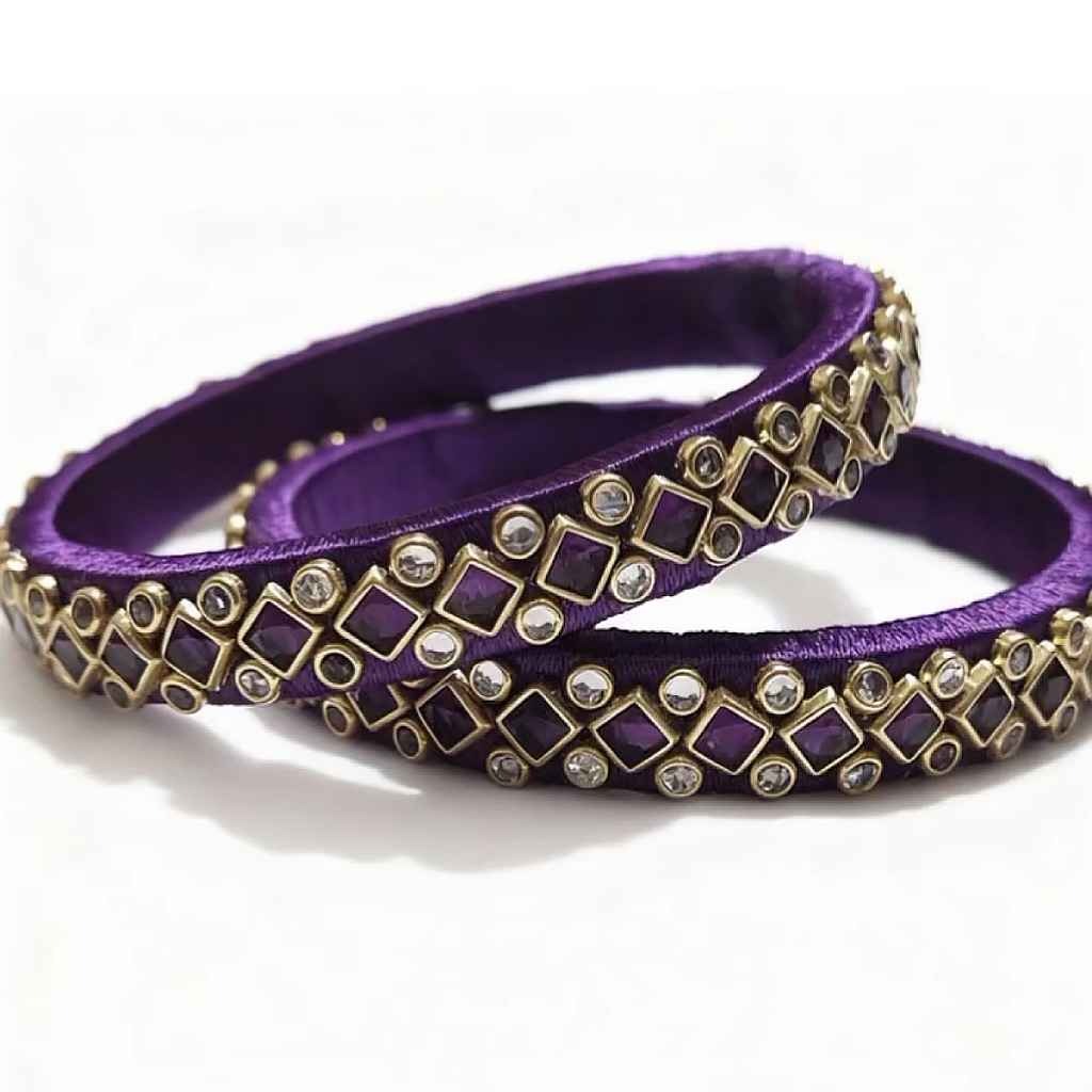 Violet duo bangles