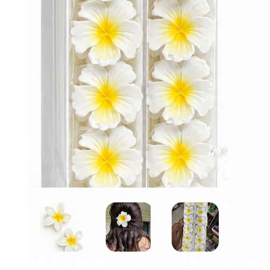 Flower Hawaiian claw clips each Rs.12