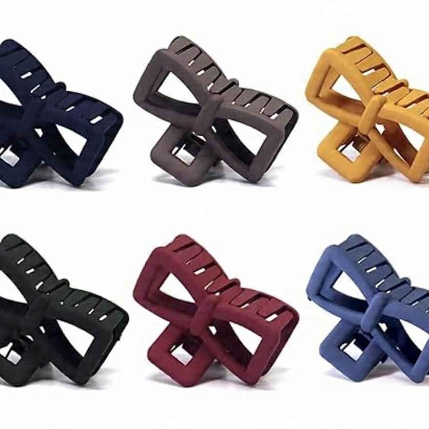 Bow style hair clutcher clips each Rs.8
