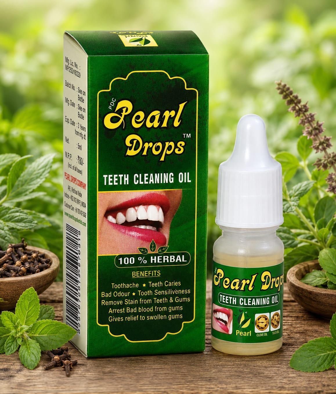 PEARL DROPS TEETH CLEANING OIL 10'S PACK
