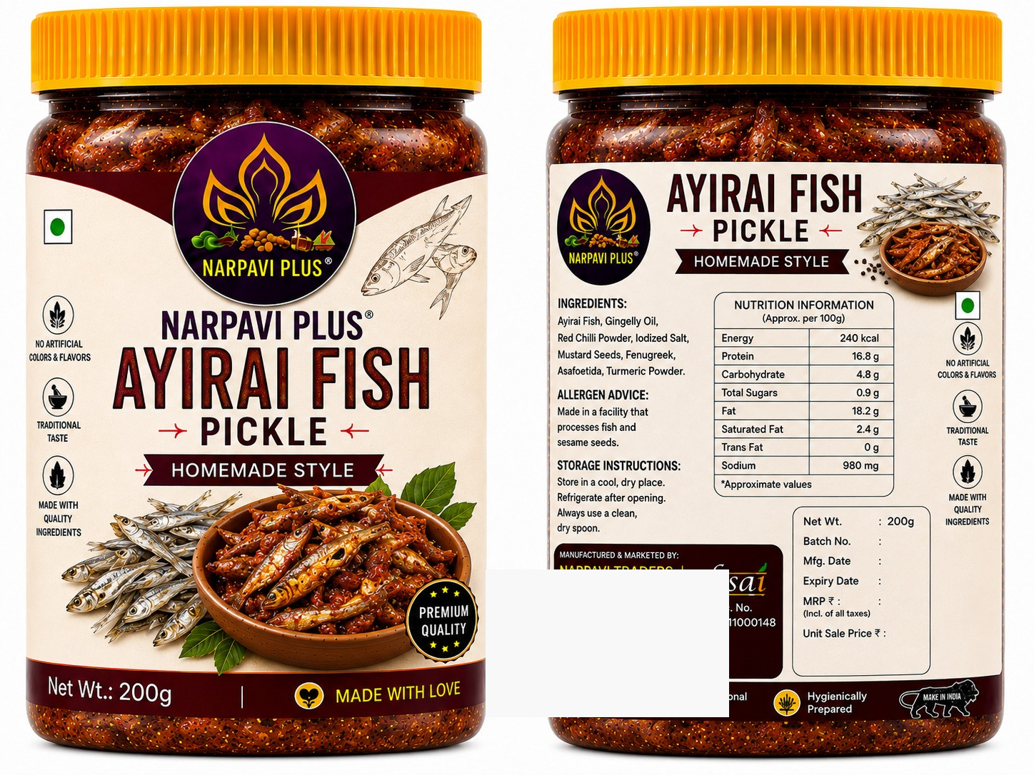 Ayirai Fish Pickle