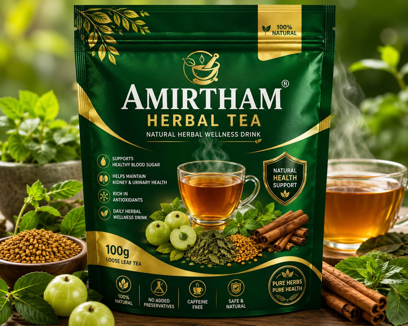 Amirtham Herbal Tea 100g