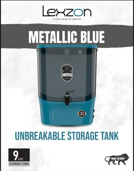 Lexon Metallic Blue RO Water System
